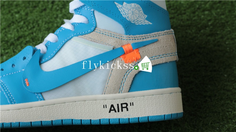 Off White x Nike Air Jordan 1 UNC Powder Blue GS